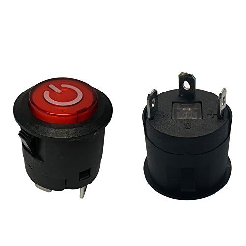 2PCS Push Button Power Supply Switch Start Button Switch for ChildrenElectric