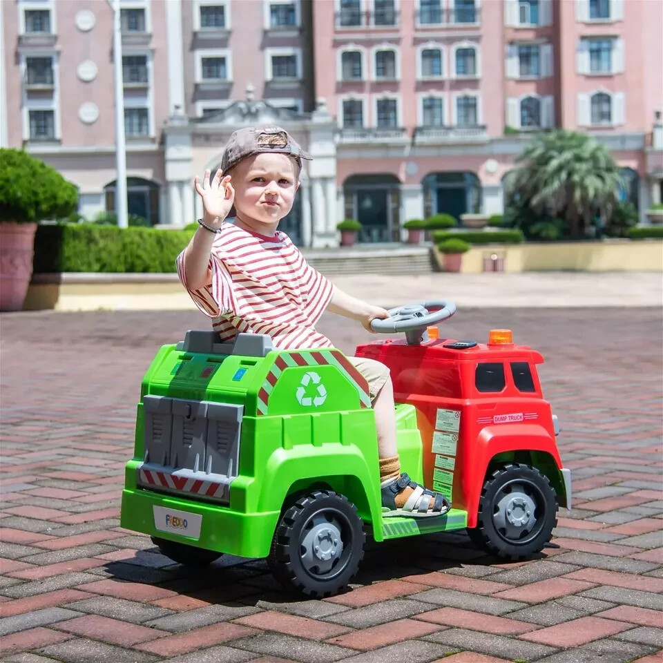 Freddo Dump Truck 1 Seater Ride-On Vehicle