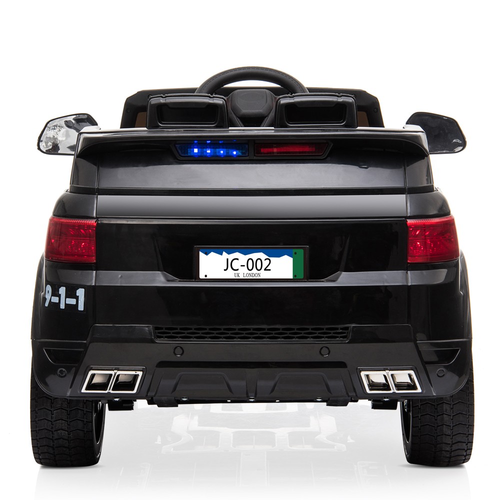 12V Kids Police Ride On SUV Car Toy Xmas Gift 3 Speed Light Music Remote US SHIP