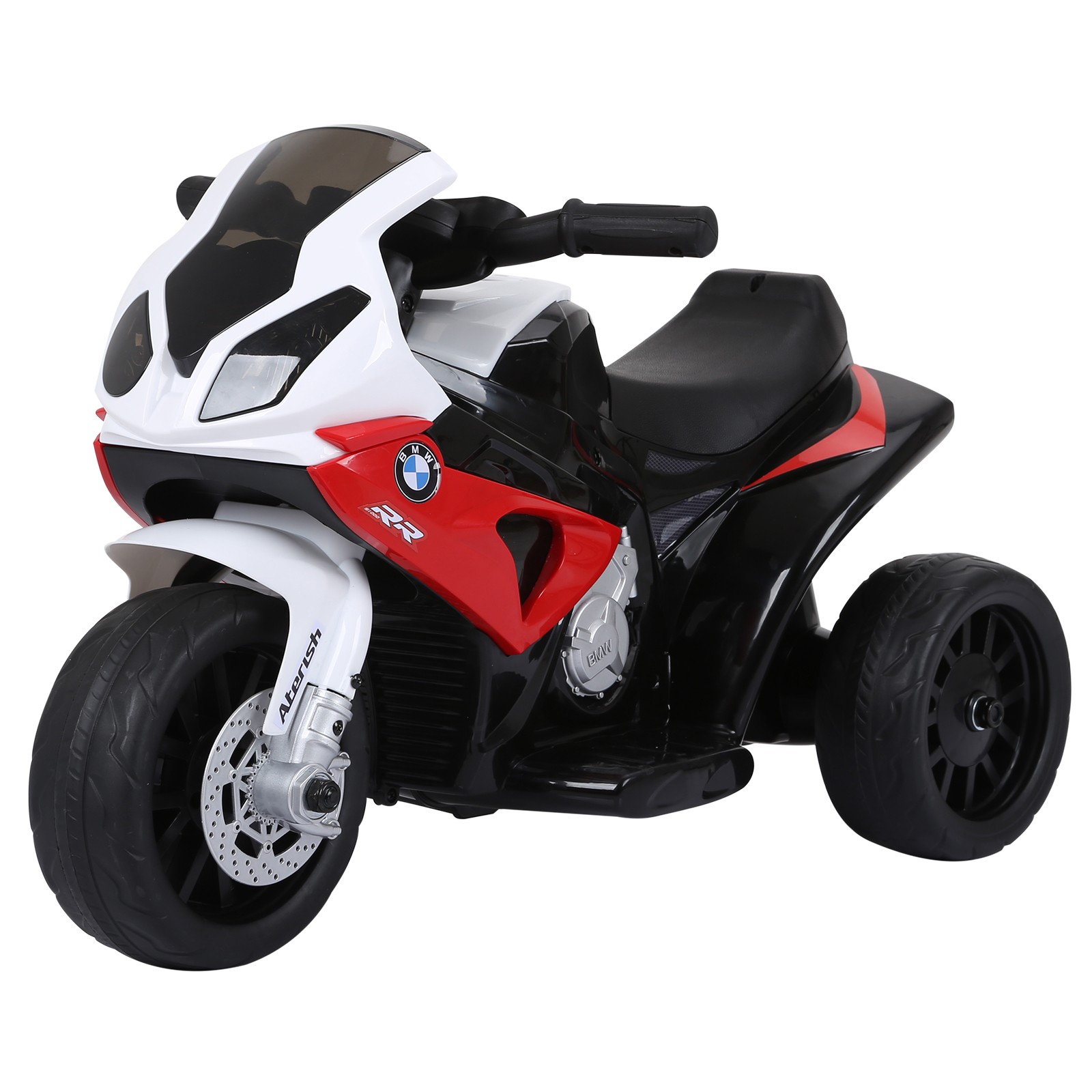 6V Kids Motorcycle Licensed BMW with Headlight, Music, Red