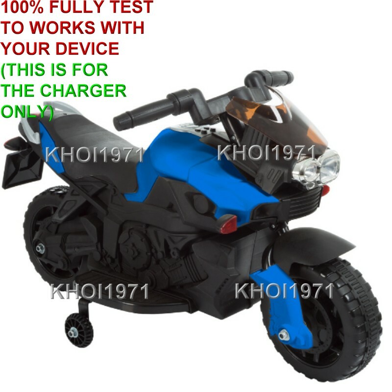 WALL charger AC adapter FOR =01F QVC Lil Rider motorcycle ride on training wheel