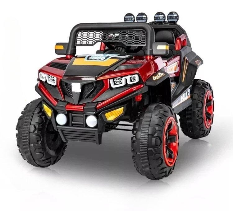 Electric Ride on Car 4 Wheels Motors Car with Music Lights Electric Car for Kid
