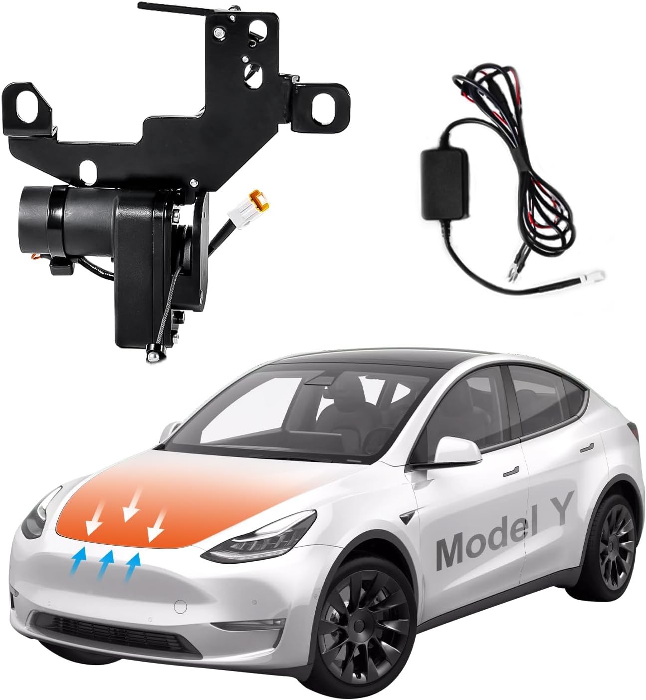 Electric Power Frunk Closer for Tesla Model Y 2021 2022 2023 2024 – Automatic…