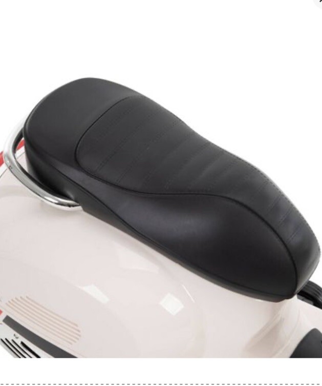 Huffy 6V Vespa Ride-On Electric Scooter ~Kids Ideal ages 3 to 7 years, White