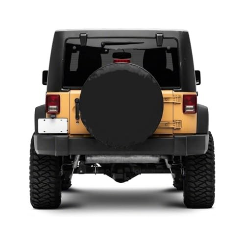 Black Spare Tire Cover, Spare Wheel Cover XL: 285/70R17, 265/70R17, 255/70R18