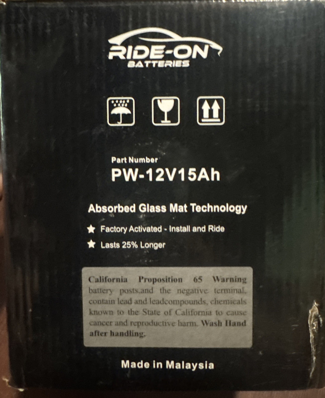 Ride-on Batteries