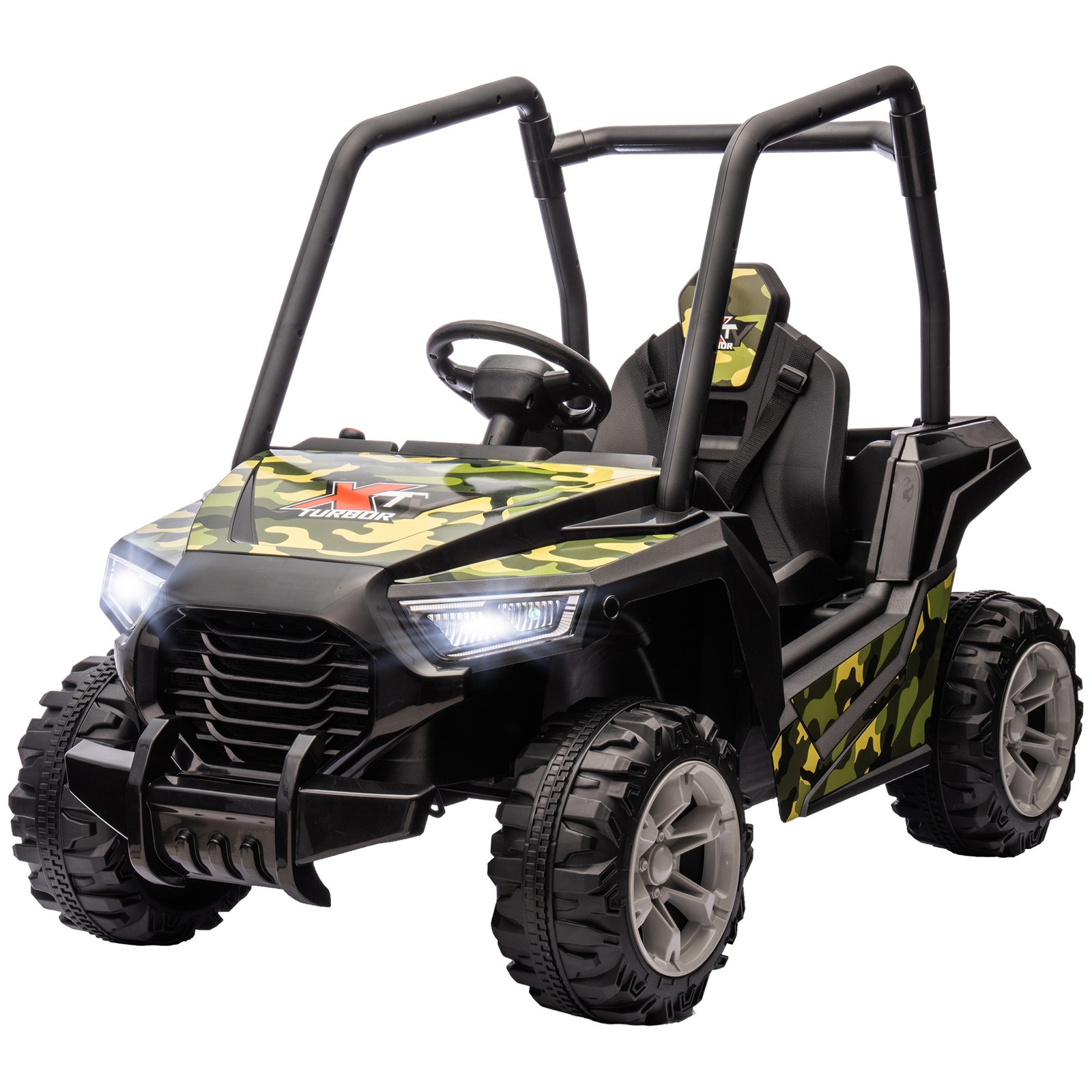12V Kids Electric Car with Parent Remote Control, Spring Suspension
