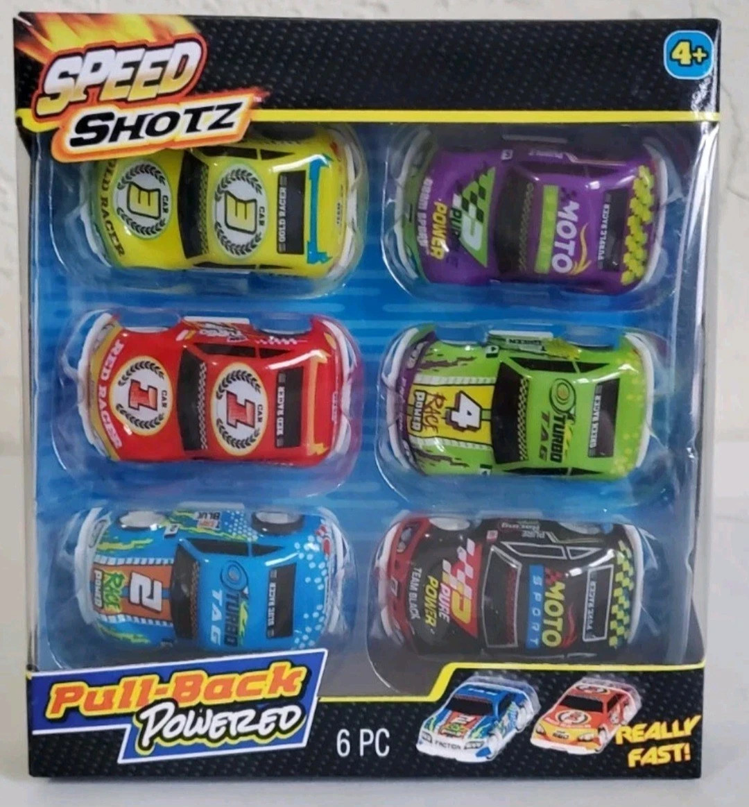 6 box lot SPEED SHOTZ Cars Pull Back Race Car Set 36 Cars