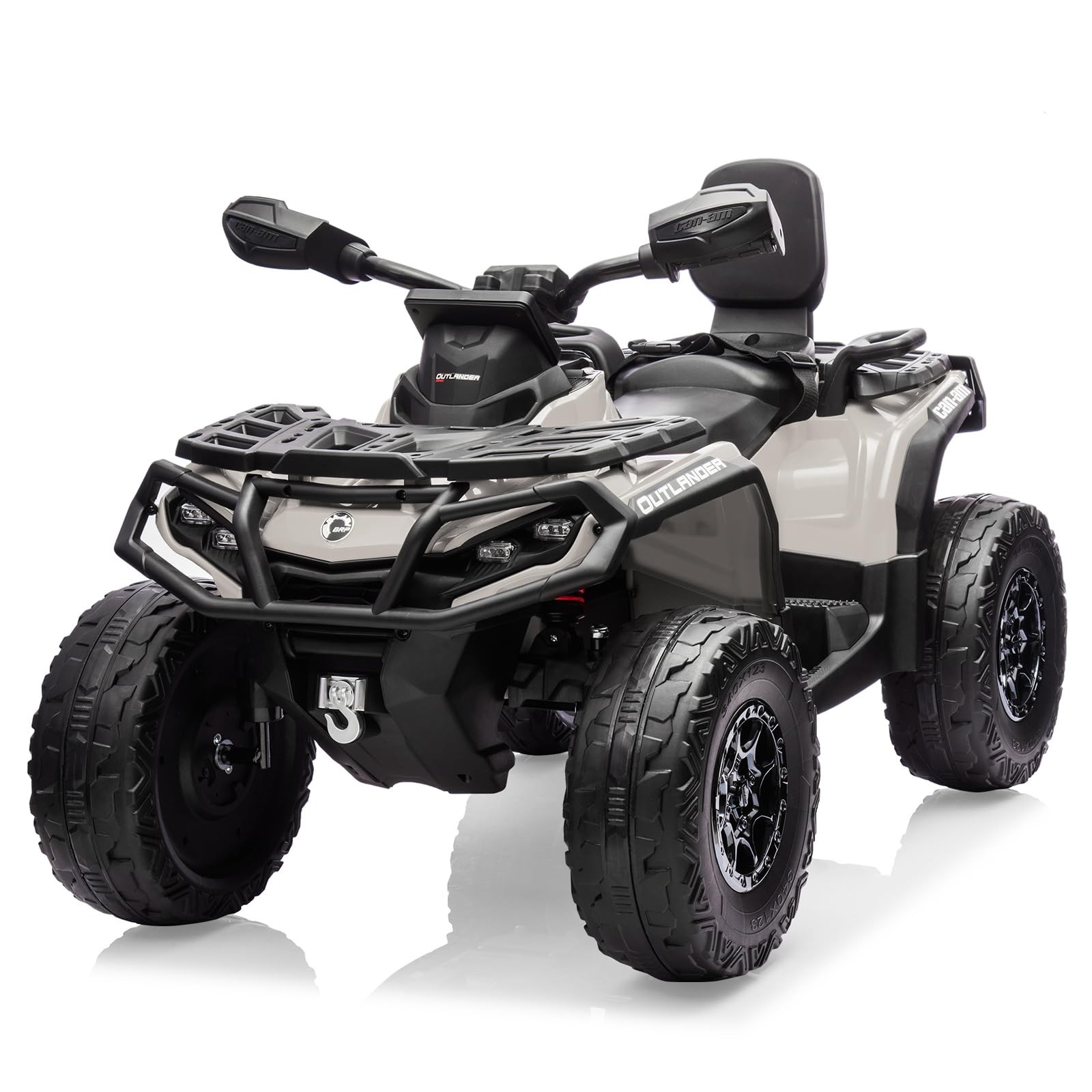 Electric Ride On ATV Licensed Can-Am For Kid 2 Seaters 24V Ride On Car Bluetooth