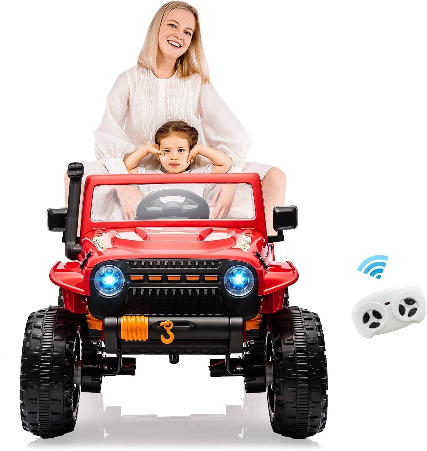 24V Ride On Car Truck Kids 2 Seater Powerful Electric Vehicle Truck Toy 3 Speeds