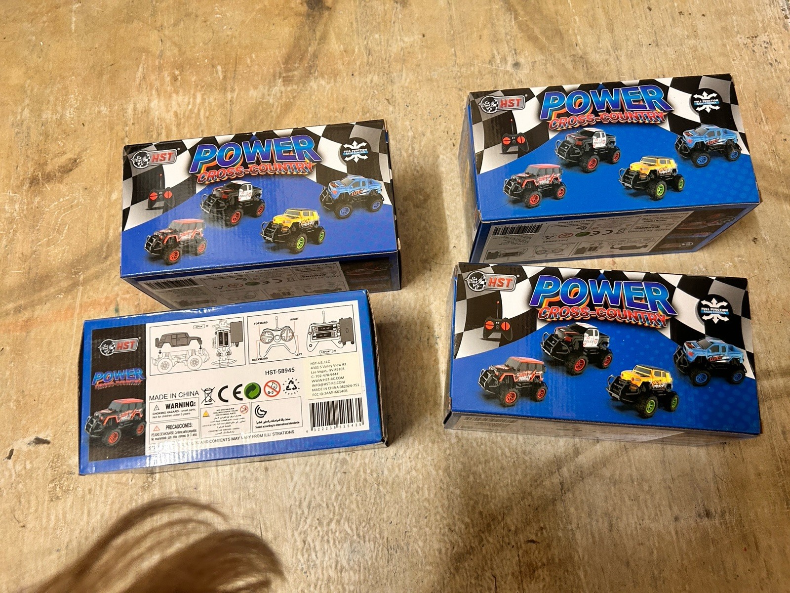 Four Kids Car Toys Power Cross Country Brand New Unopened
