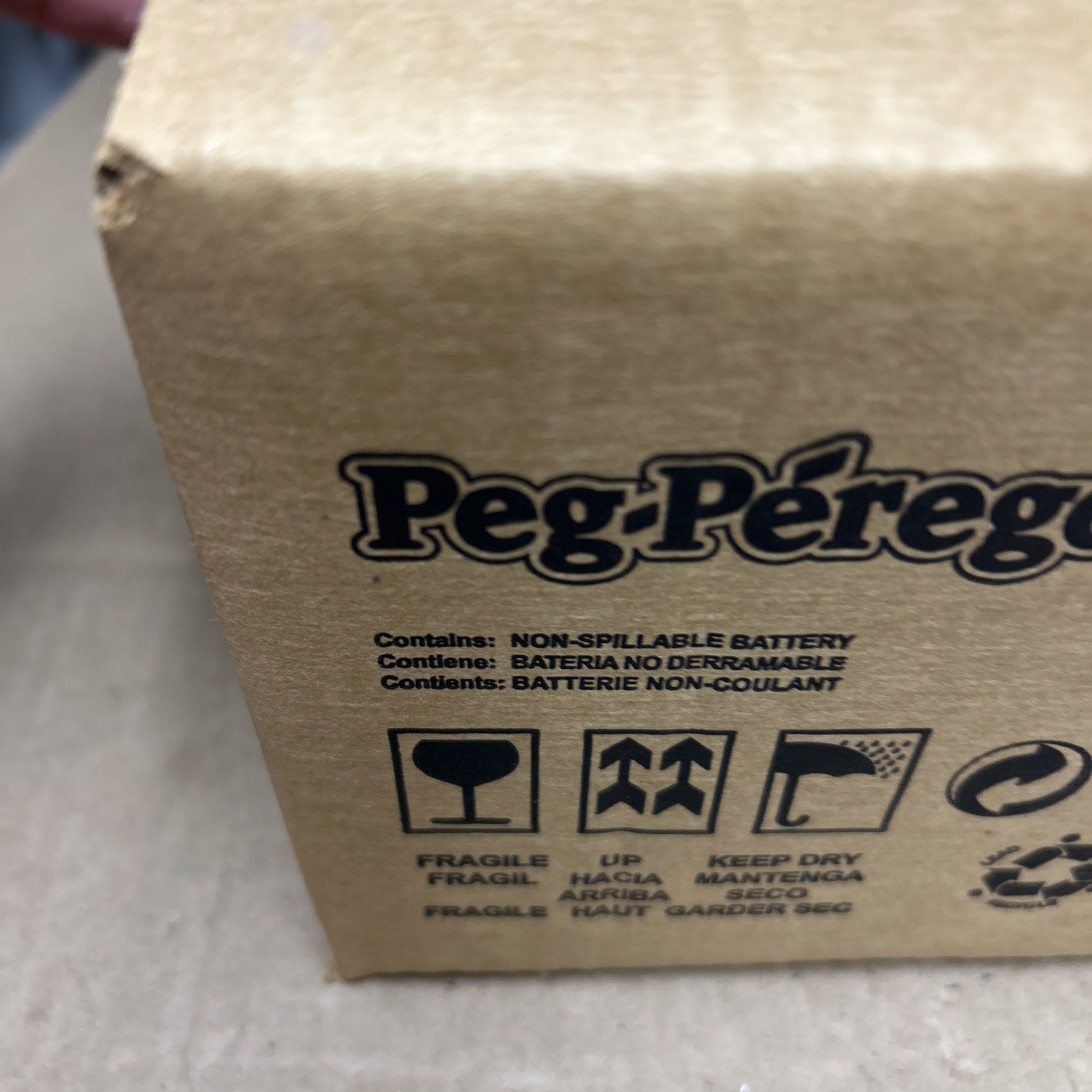 Genuine OEM Peg-Perego 12-Volt Battery For Ride On Vehicles, IAKB0501 W/ Charger