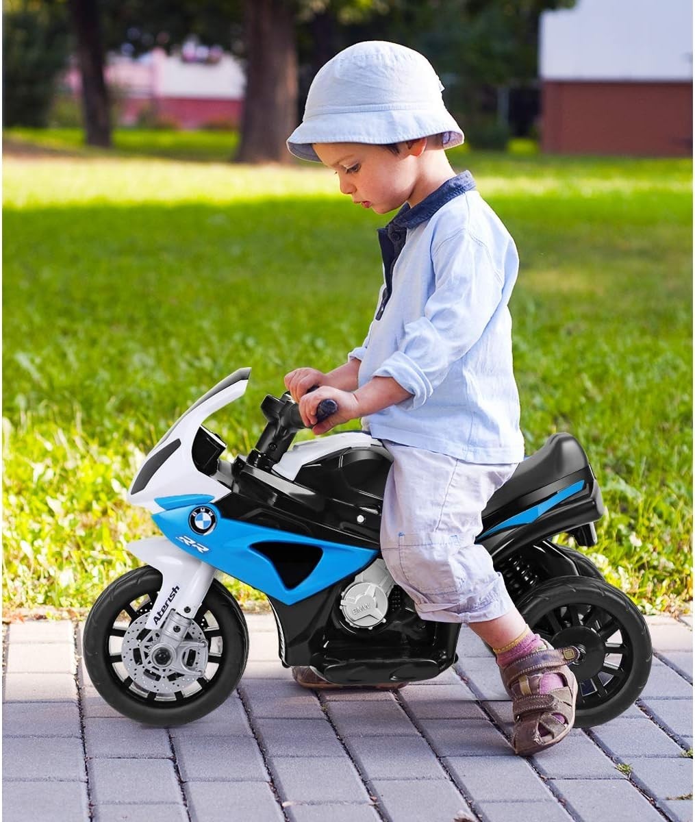 Safe BMW Kids Ride-On Motorcycle – Electric Toy with Lights & Music for Toddlers