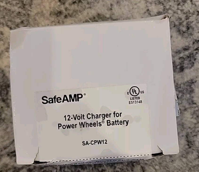 12-Volt Charger Power Wheels Sa-Cpw12 fisher-price Safe Amp New