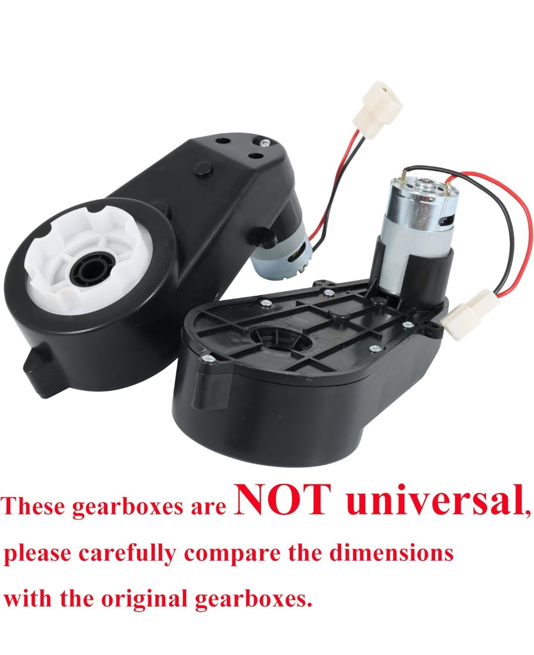 RUIGPRO 12V 30000RPM Motor 2Pcs Electric Motor Gearbox 550 Drive Engine Match…