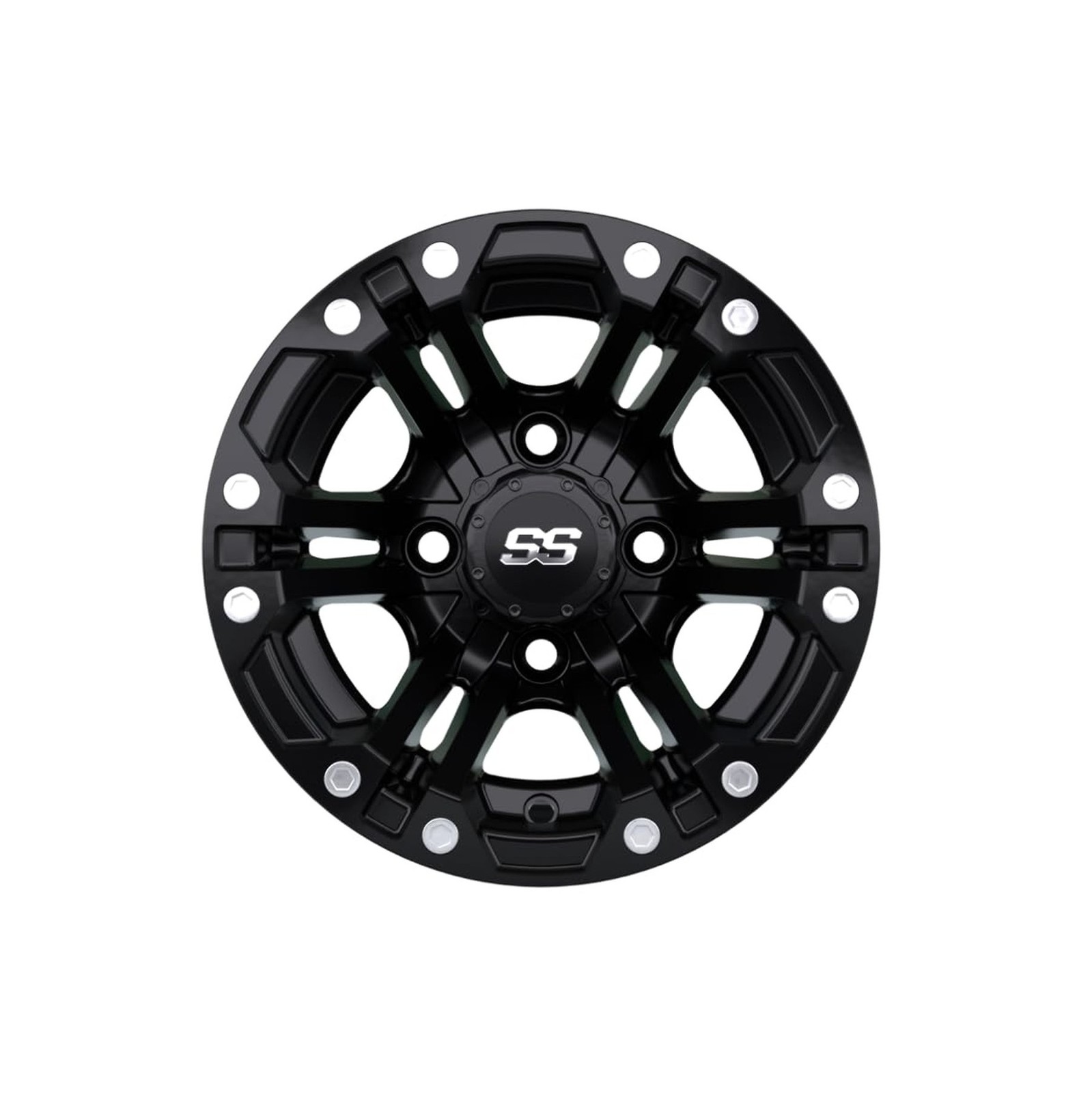 GTW 10 Inch Golf Cart Wheels and Tires Combo | Matte Black Specter Wheels on …
