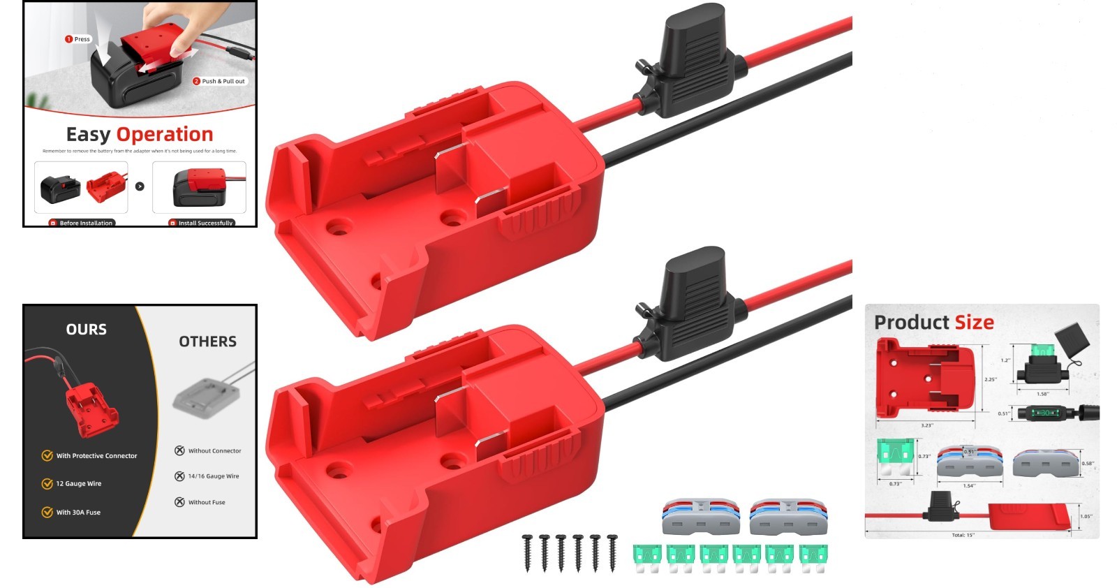 Complete 18V Battery Conversion Kit for Power Wheels, RC & Robotics Projects