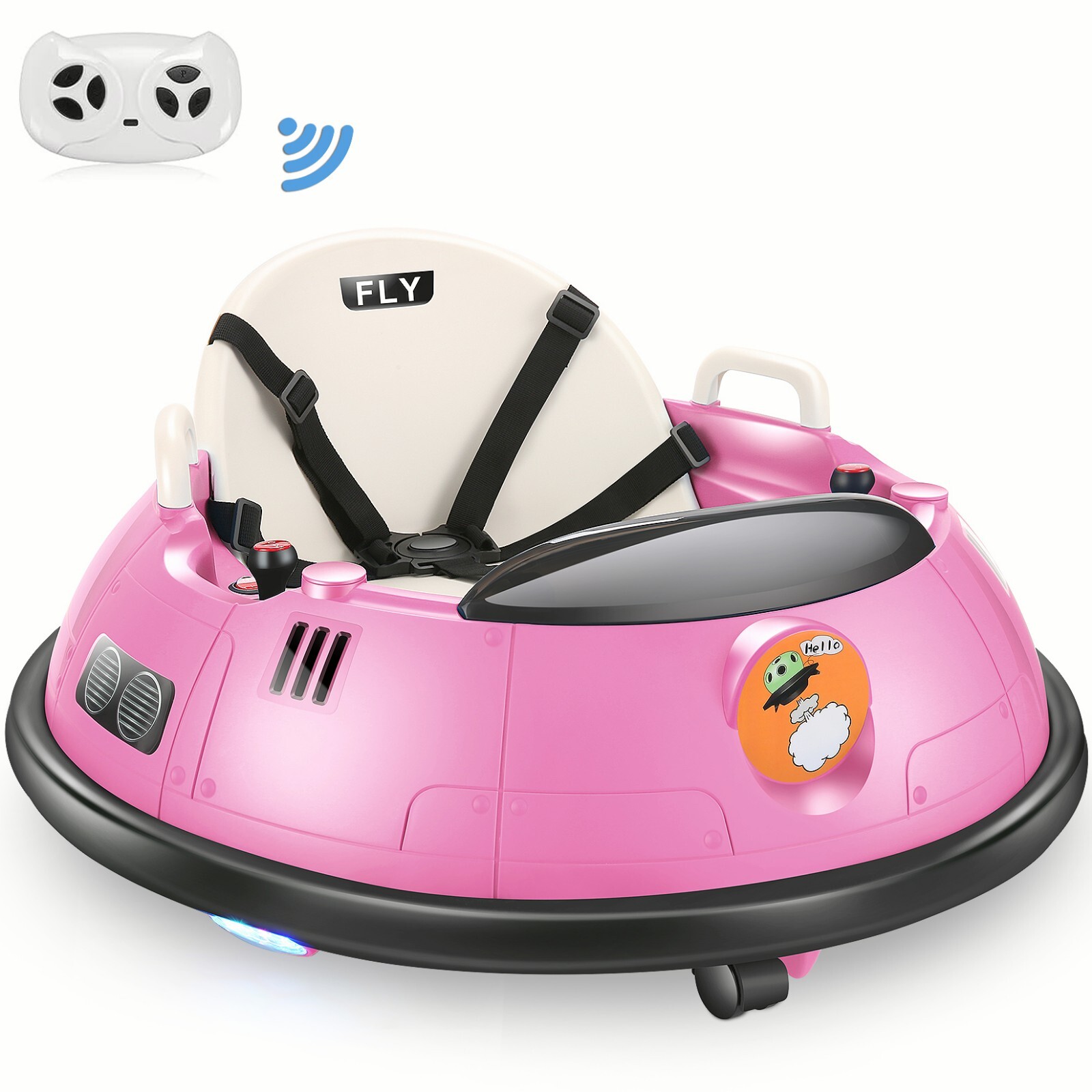 Toddler Bumper Car Electric Bumper Car for Kids w/Remote Control Bumping Gift🔥