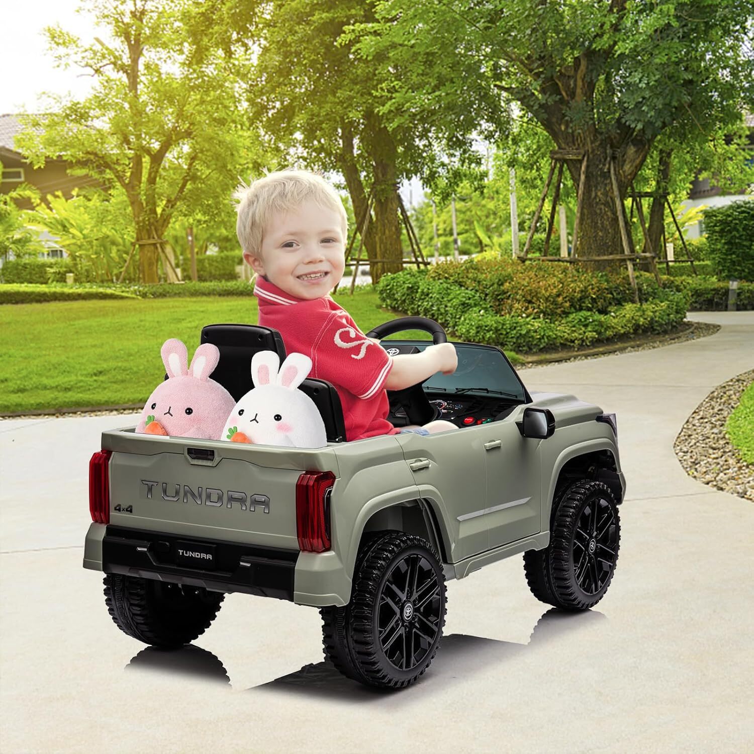 12V Toyota Ride On Truck 4Runner Tundra Electric Remote Control With Safety Belt
