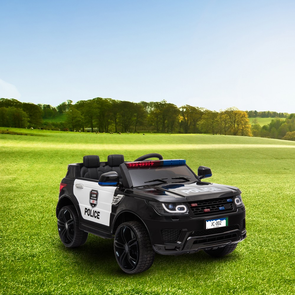 12V Kids Police Ride On SUV Car Toy Xmas Gift 3 Speed Light Music Remote US SHIP