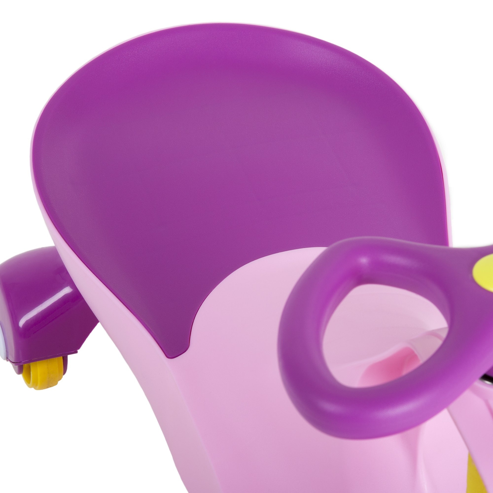 Pink and Purple Wiggle Car Ride On Toy for Kids Develops Motor Skills