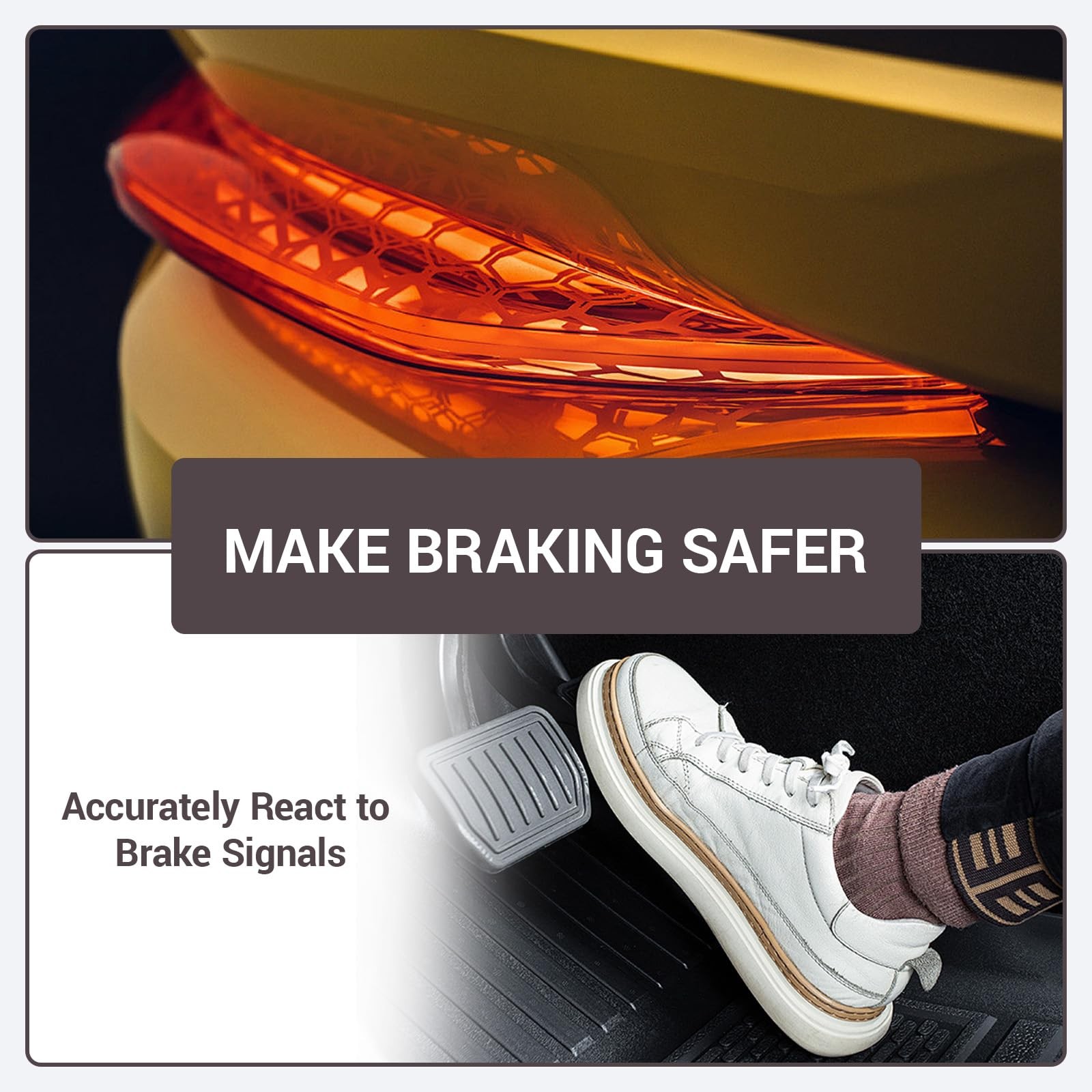 Brake Pedal Position Sensor Brake Pressure Light Switch Compatible with Trave…