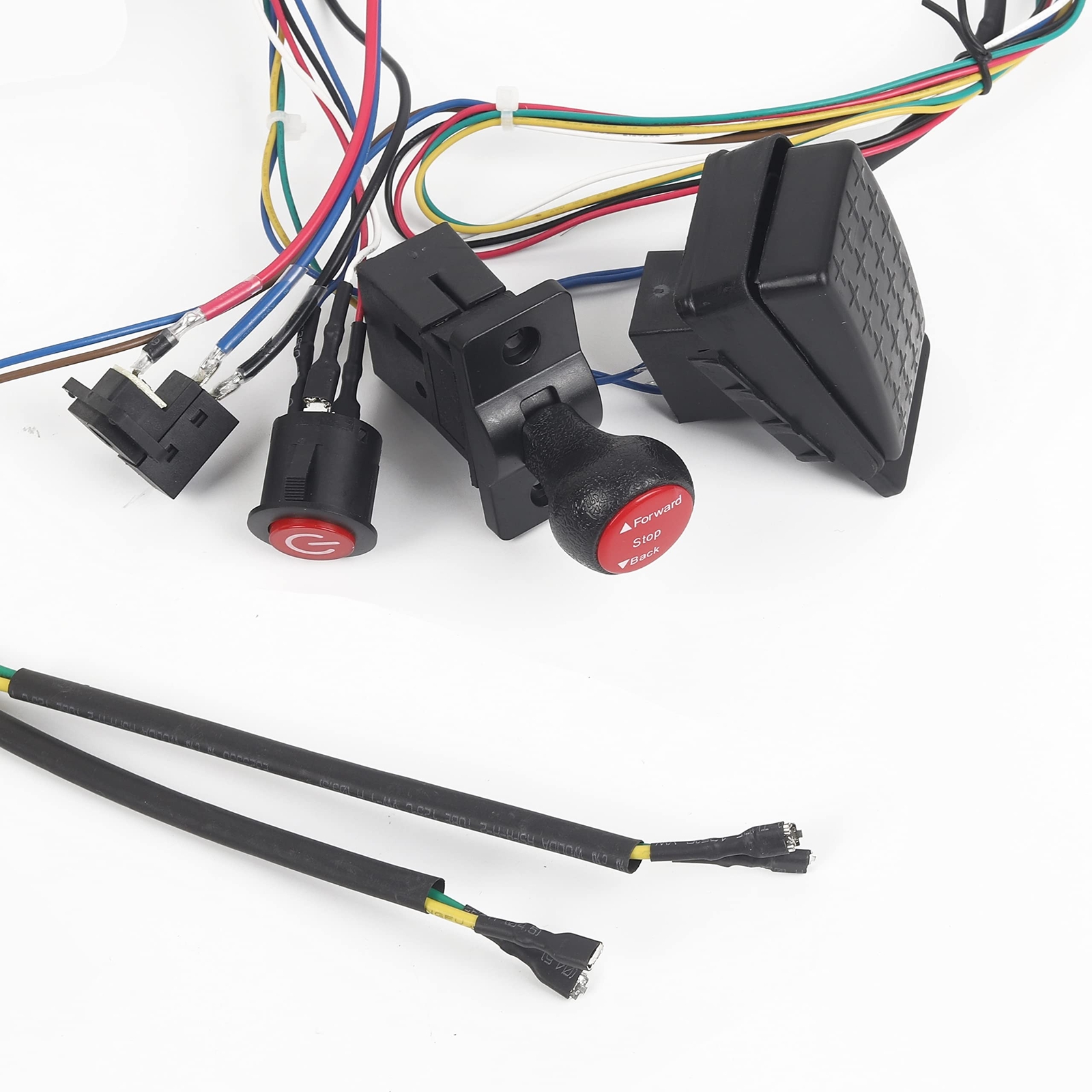 Kids Electric Ride On Car 12V DIY Modified Wires Harness Remote Control Circu…
