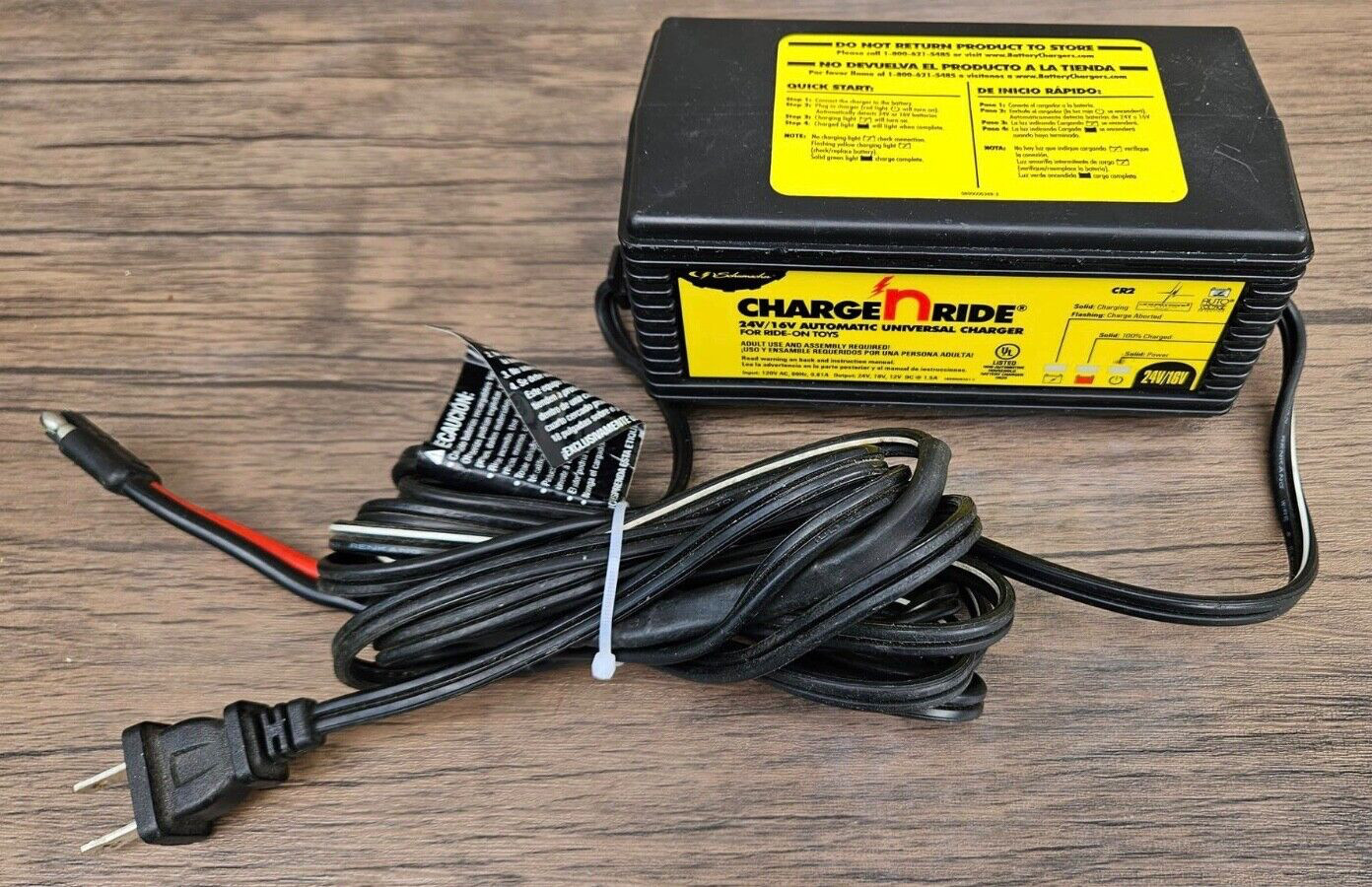Schumacher CR-2 Charge ‘n Ride Battery Ride On Toy Charger T38