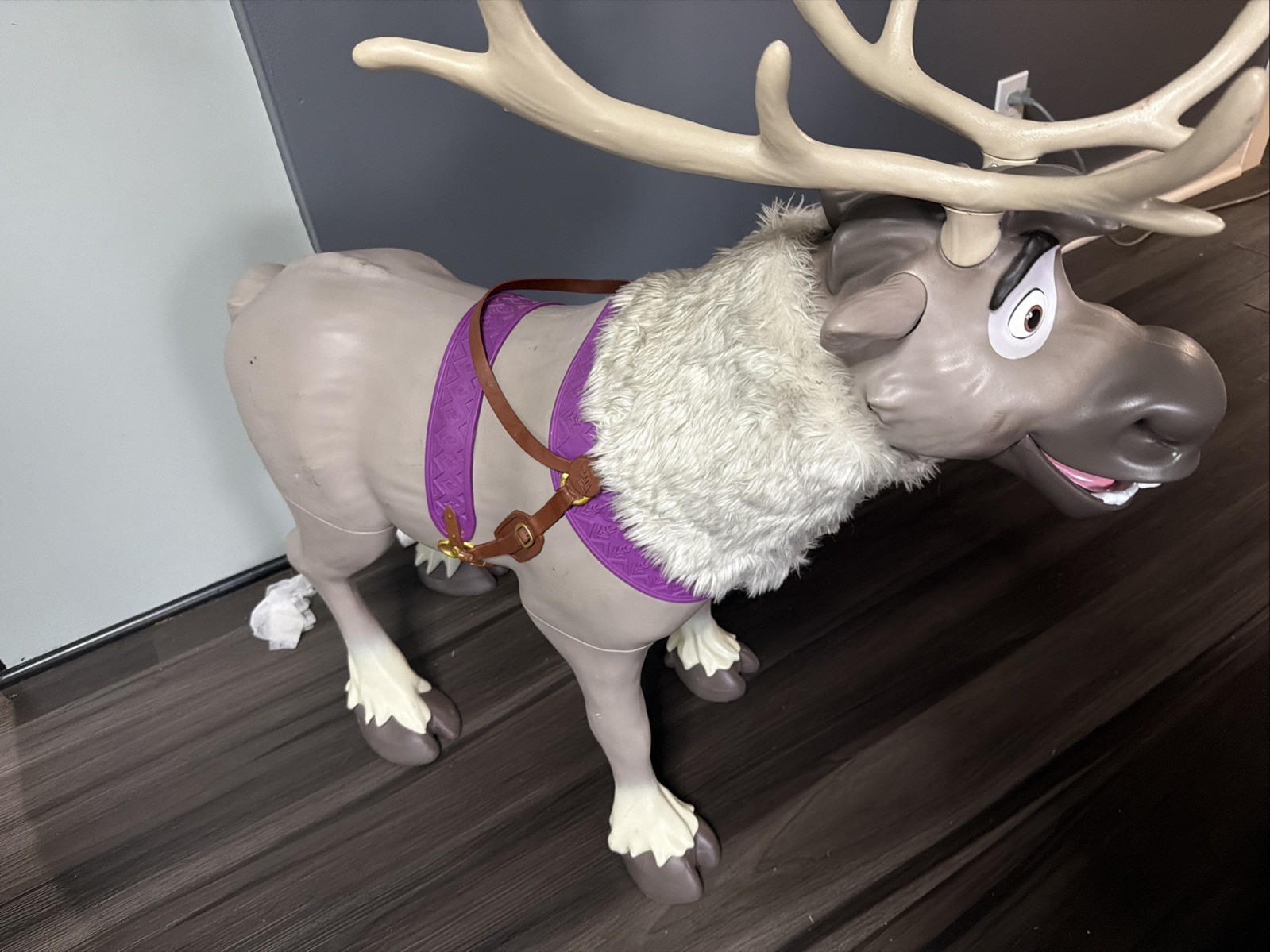 Disney Frozen 2 My Size Playdate Sven Reindeer Ride On Toy with Sounds Life-Size