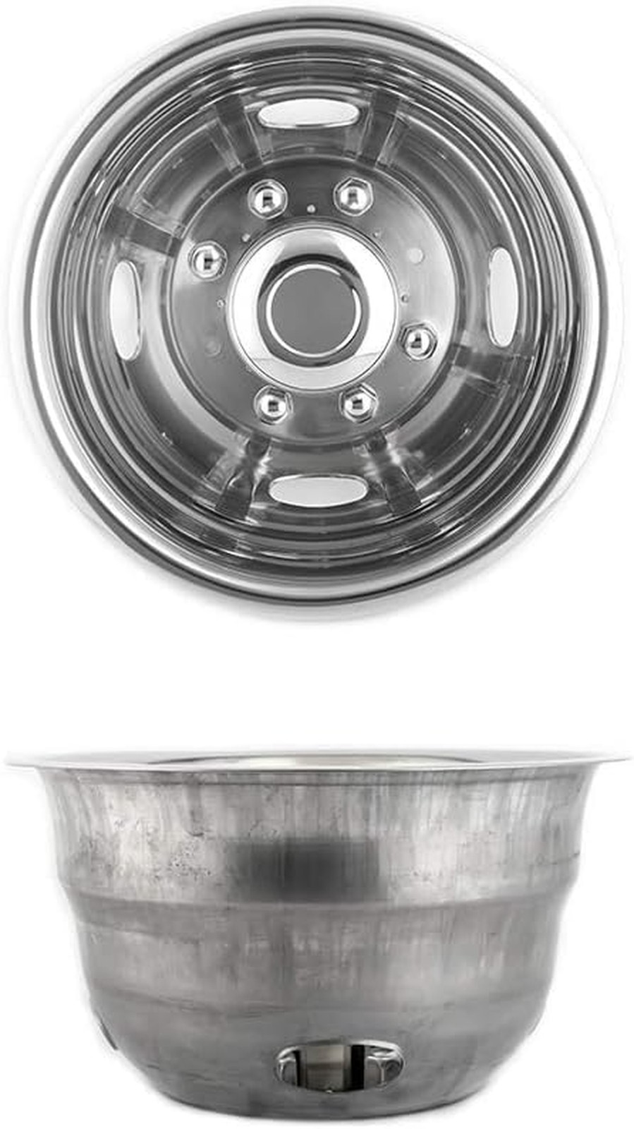 4pcs 17″ Wheel Simulators for Ford F-350 Super Duty 2WD/4WD 2005-2025, Polish…