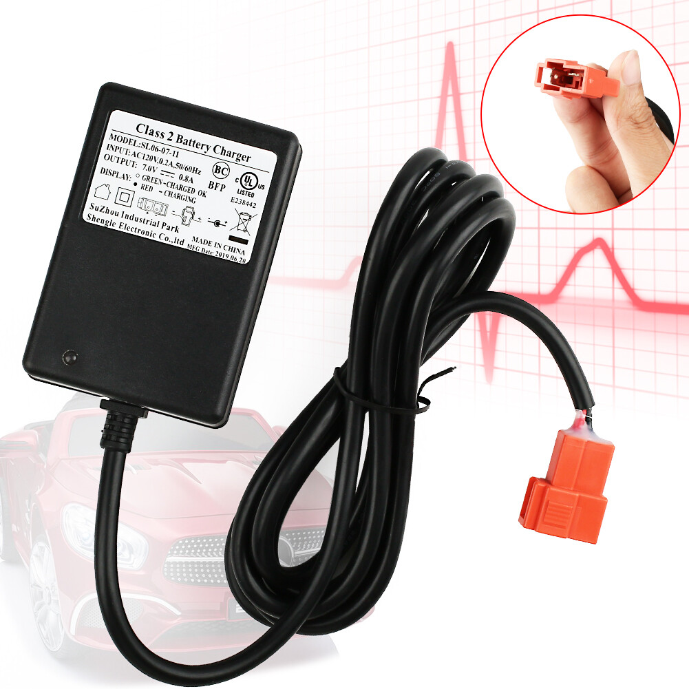 6V Battery Charger for Kid Trax Audi R8 Spyder BMW X6 Avigo Mini ATV Ride On Car