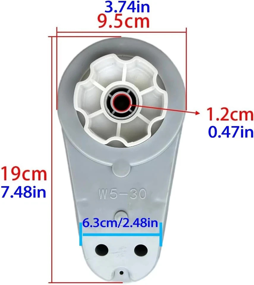 24 Volt RS775 High-Speed Motor Gearbox for Power Wheels Motor Upgrade,18V-24V Hi