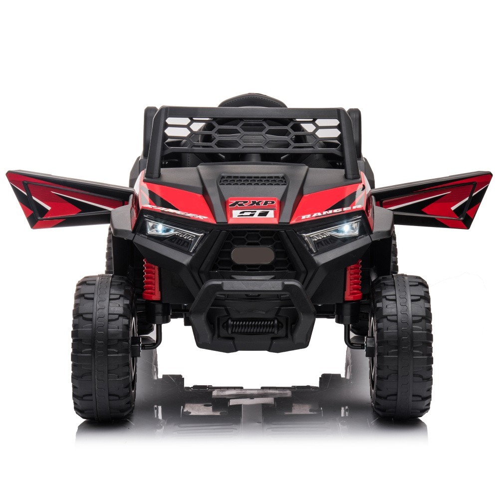 12V kids Ride On Mini UTV Electric Car Front LED Lights & Horn For Children