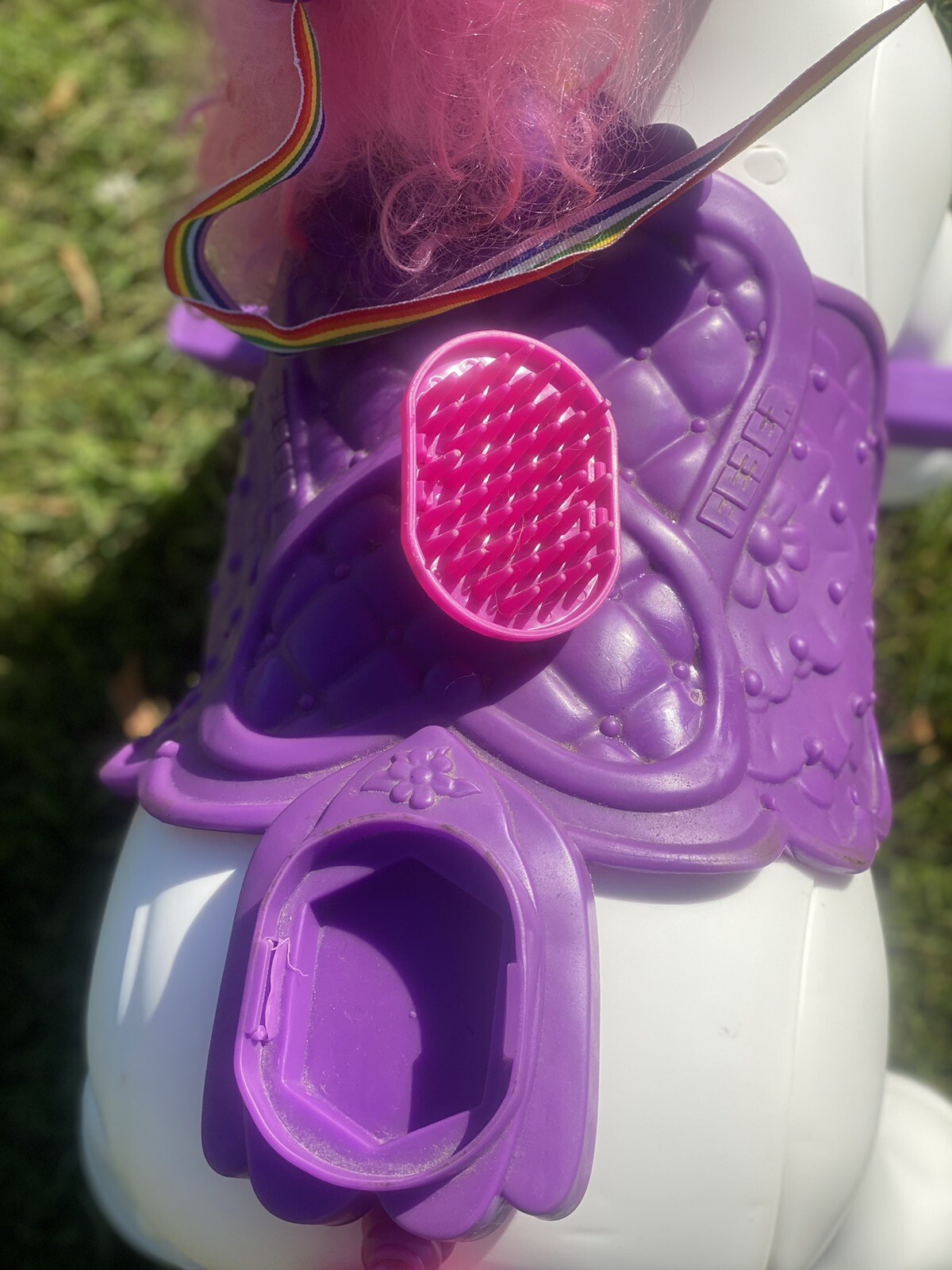 Famous Feber My Lovely Electric Ride-On Unicorn Toy 12 Volt