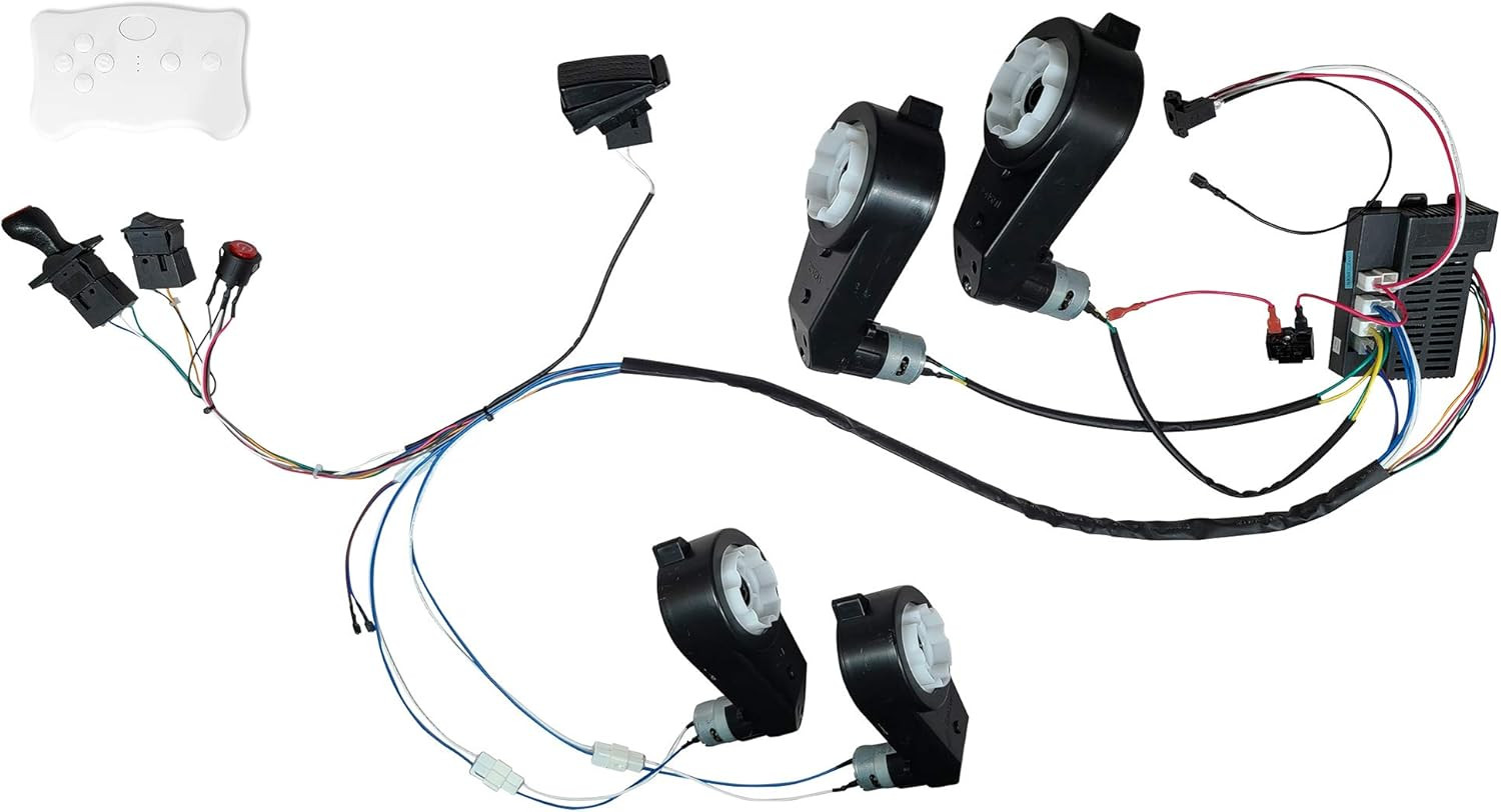 Kids Ride on Car 24V DIY Modified Harness Complete Set of Wires Remote Control C