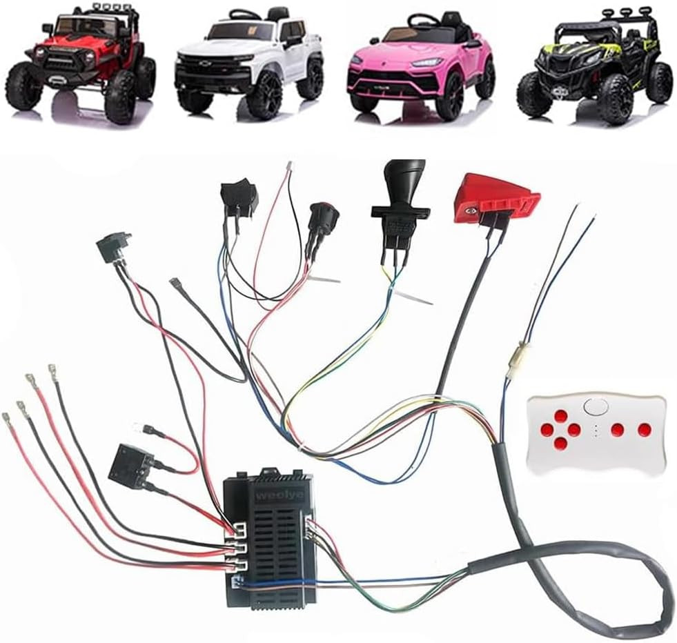 12 Volt DIY Modified Wires Harness for Power Wheel,12V High Power Self-Made Dual