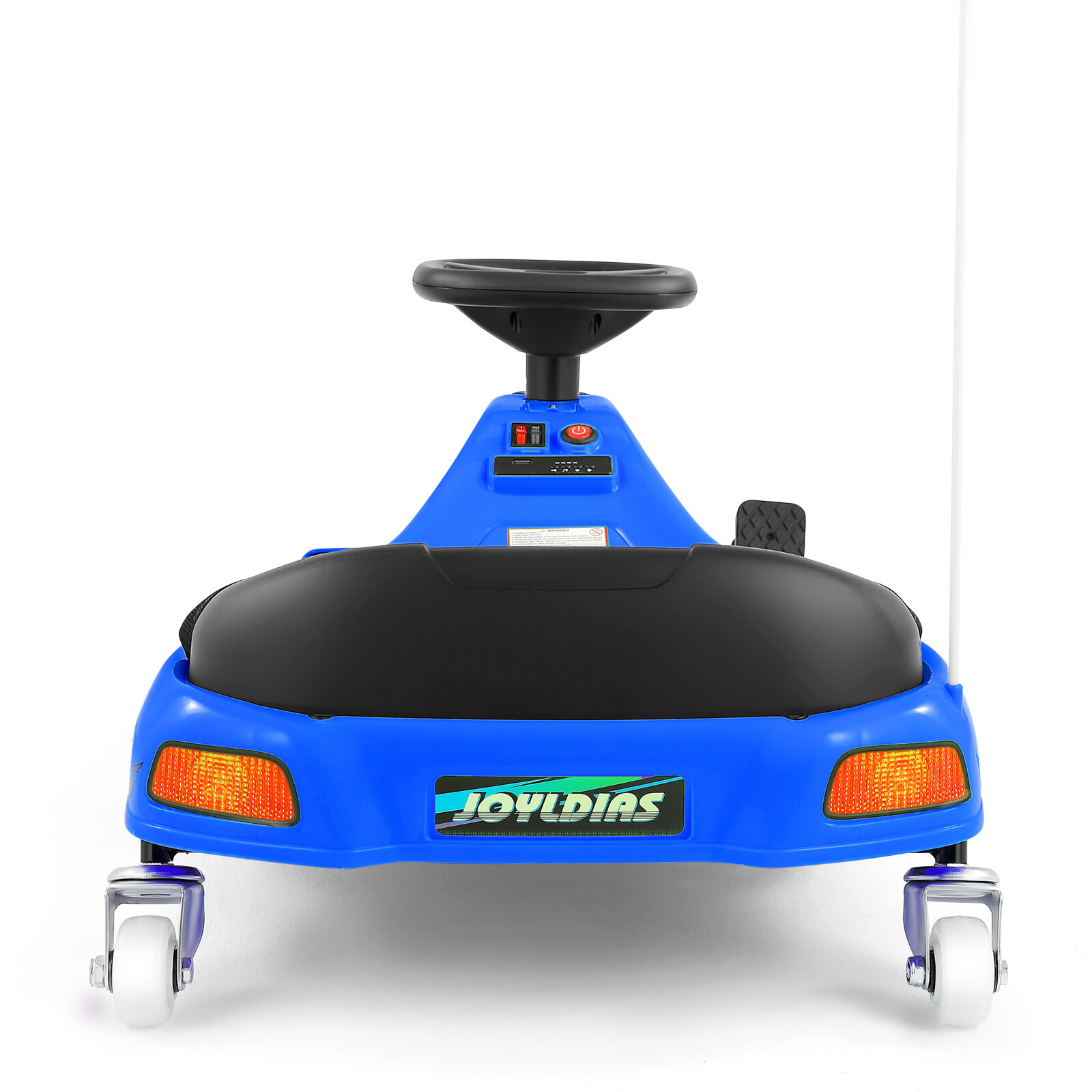 360° 24V Kids Electric Drifting Go Kart Ride On Cart with Bluetooth (Blue)
