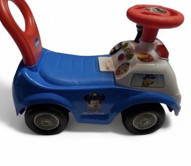 Disney ~ Kiddieland ~ Mickey Mouse ~ Police Car Toy ~ Ride On ~ Baby Walker