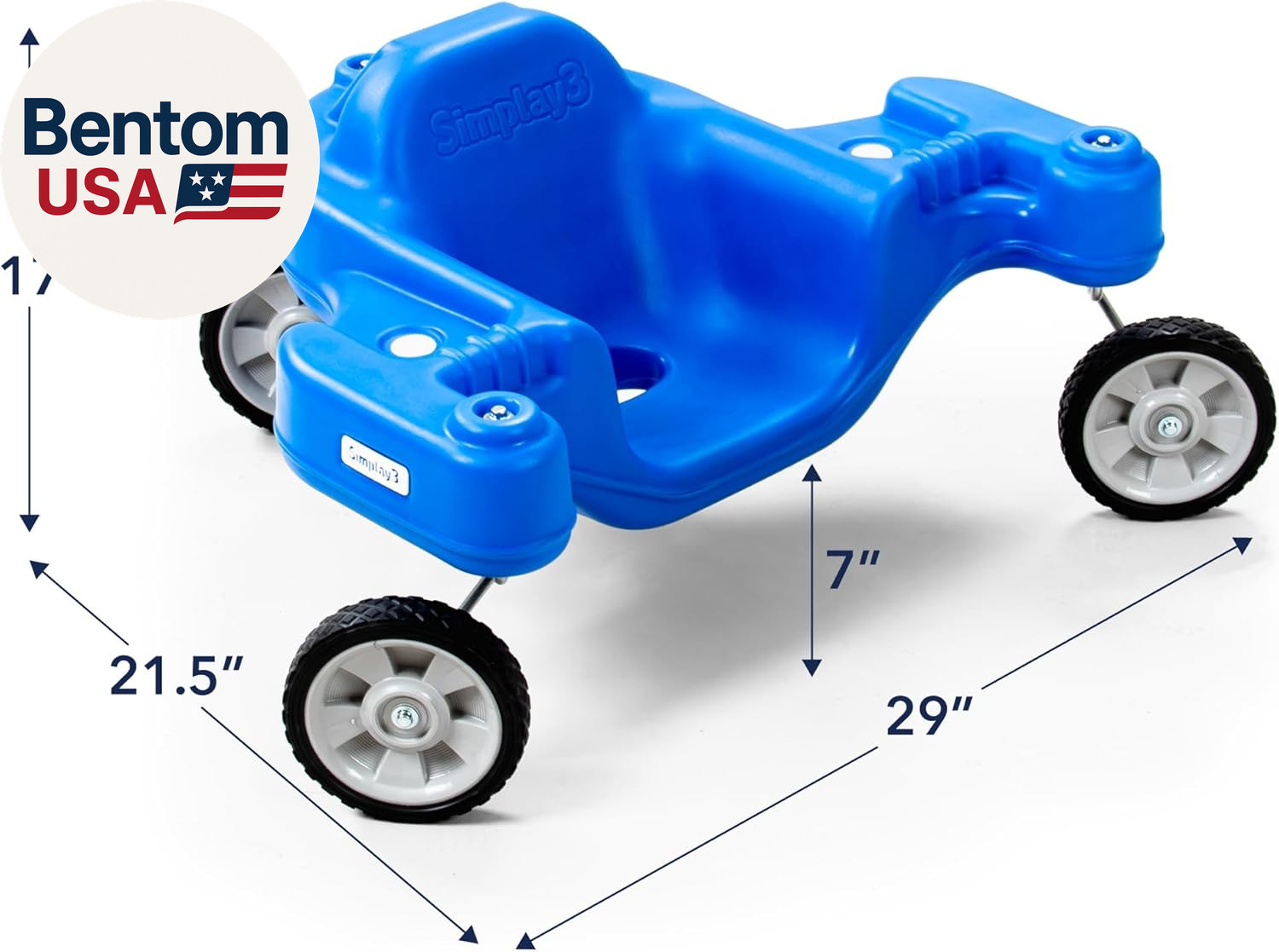 Galaxy Glider Ride-On Toy for Toddlers and Kids Ages 1-1/2 to 5 Years, 360-Degre