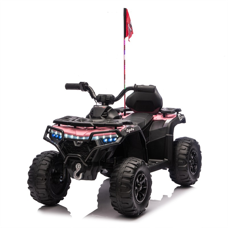 24V 160W Kids Electric Ride-On ATV 3-7-4.4 mph Off-Road 2WD Car Toy for Age 3-6