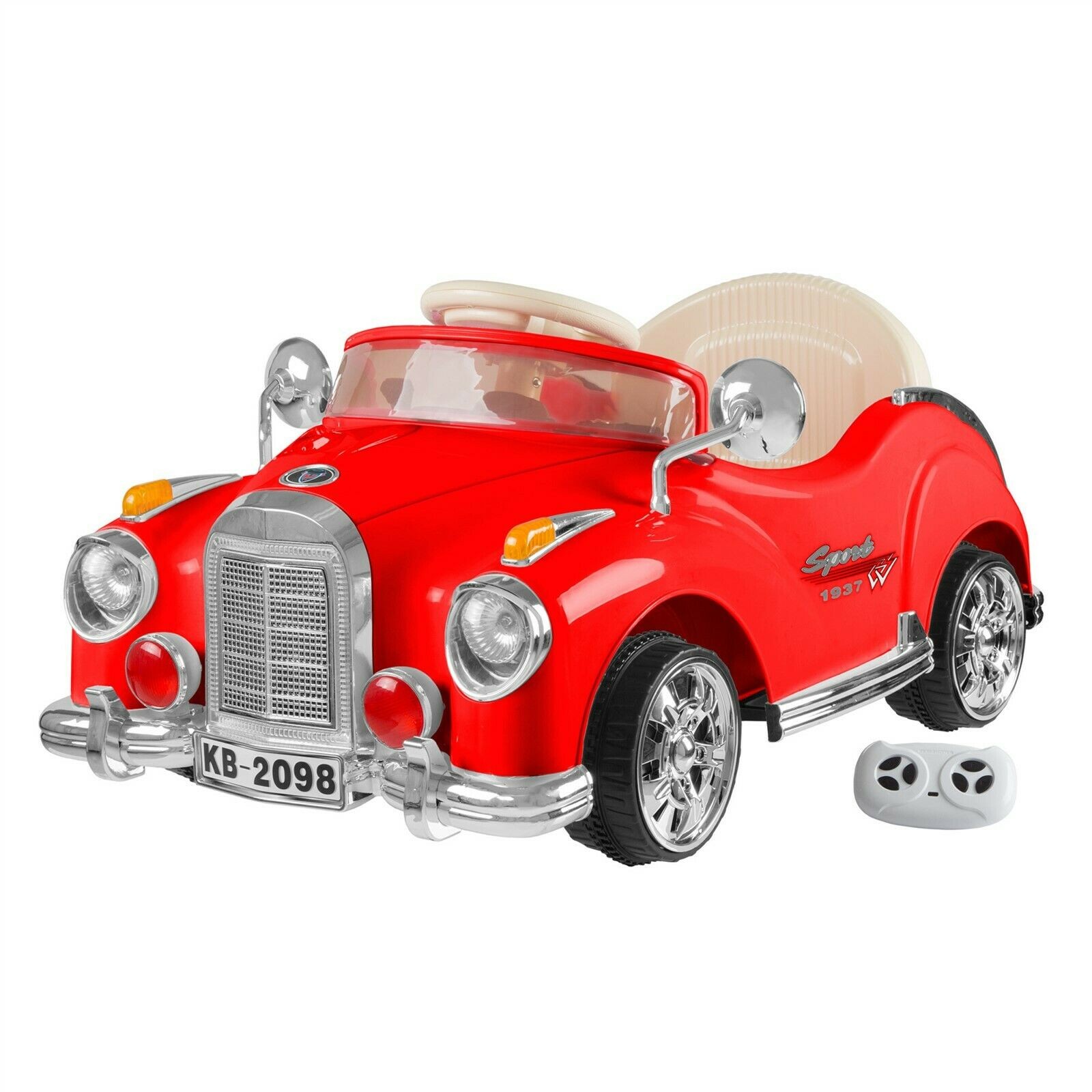 Cruisin’ Coupe Battery Operated Classic Car with Remote Ride on Toy Kids 2 – 4
