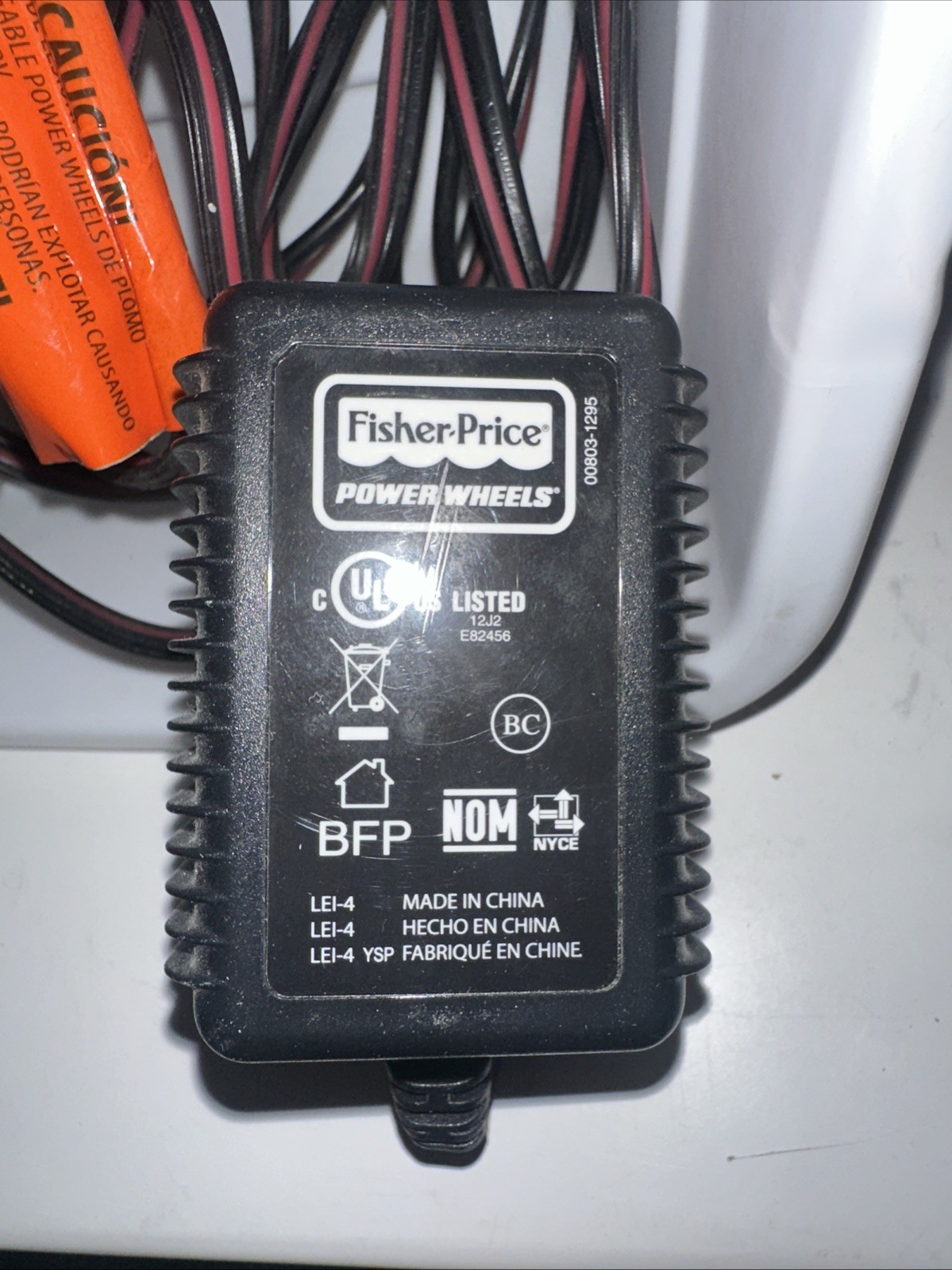 12-Volt 9.5-Ah Rechargeable Battery Ride-On Power Wheels Fisher-Price Charger