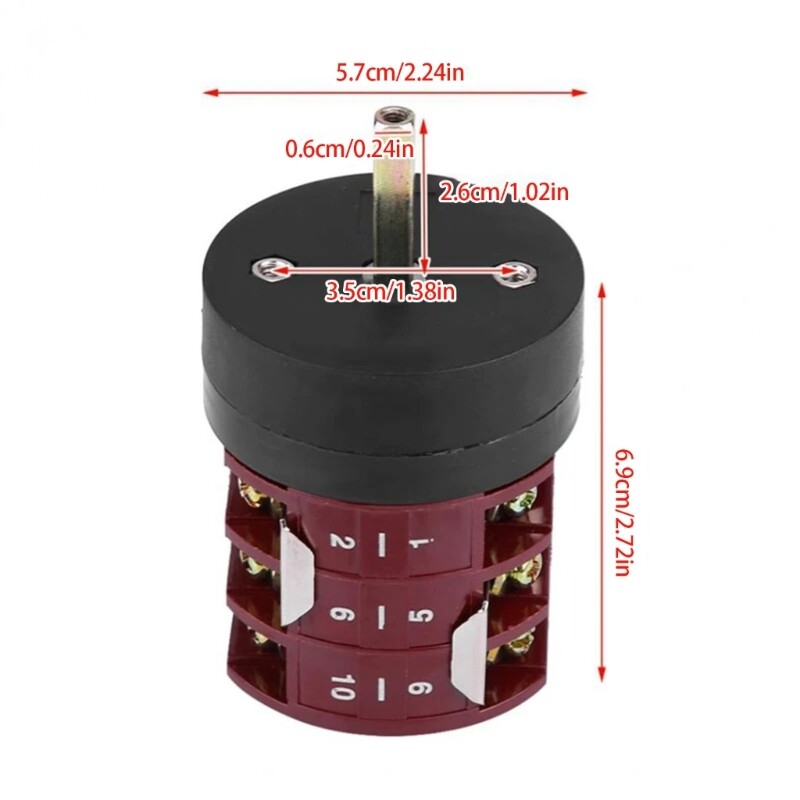 32A Car Tire Machine Reversing Switches with Overload Protective for Garage Use