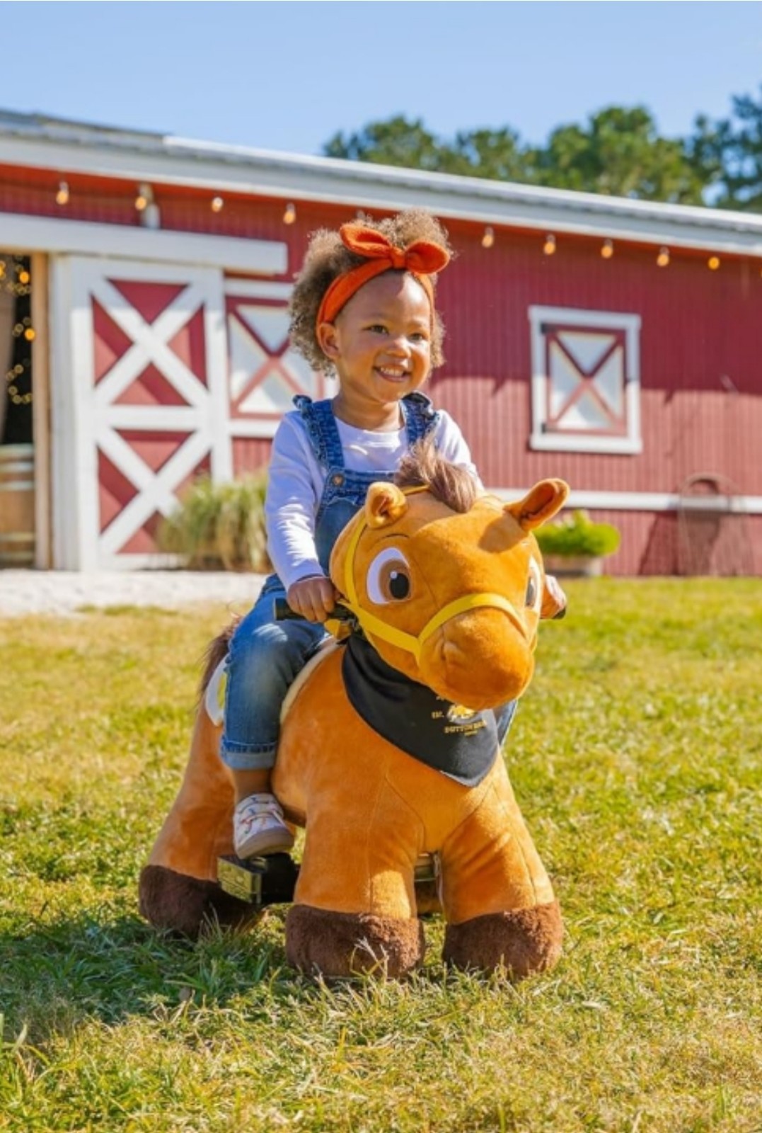 Dynacraft Stable Buddies Chestnut electric ride on horse 6 V batt Included NEW
