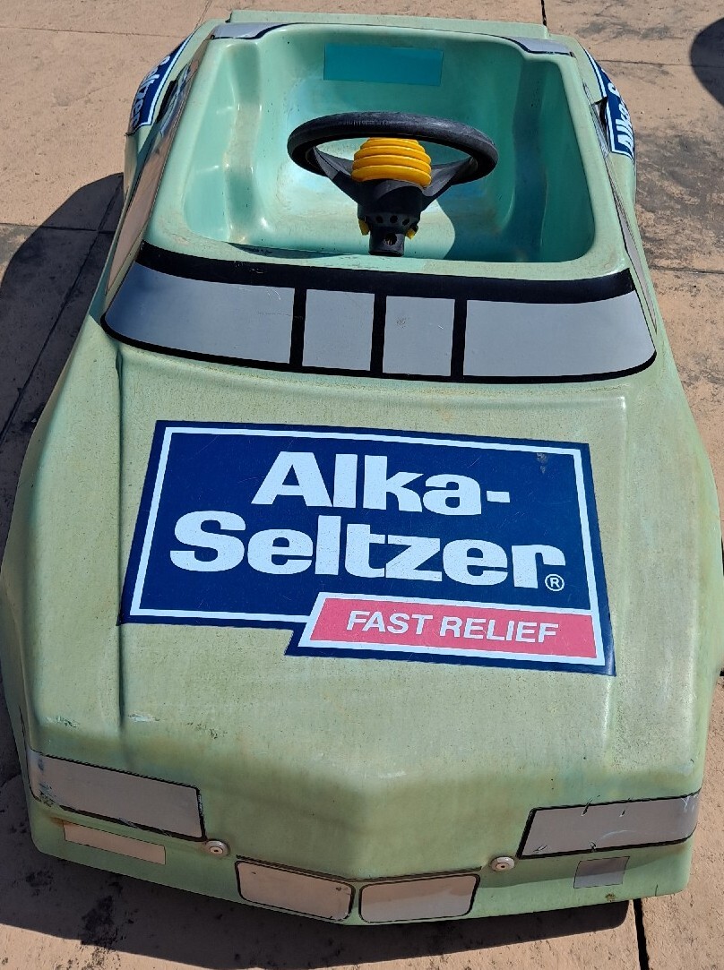 1991 Kid Ride on Electric Car, Alka Seltzer 52 Jimmy Means,Nascar Kingsbury Toys
