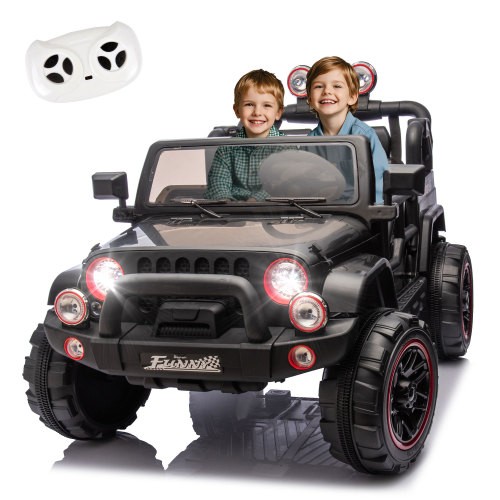 24V Kids Ride On Electric Car W/Parents Control,2WD,Rear suspension for Aged 3-8