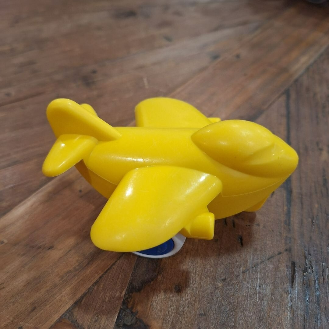 Viking Toys Sweden Jumbo Plane 1148 Yellow Play Vehicle Rubber Wheel Air Toddler