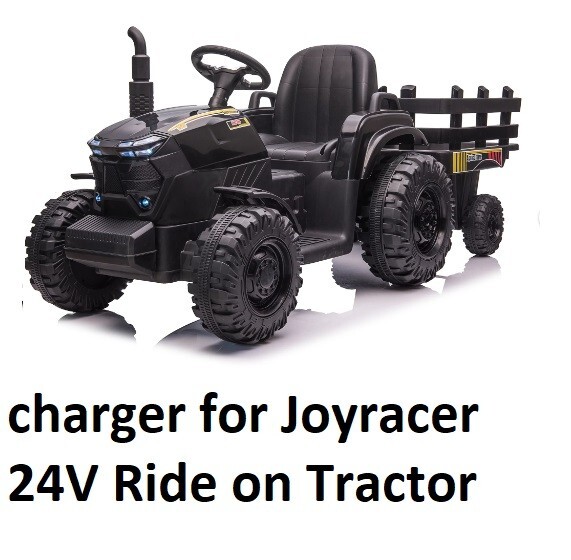 battery charger for joyracer 24v ride on toys tractor 400w