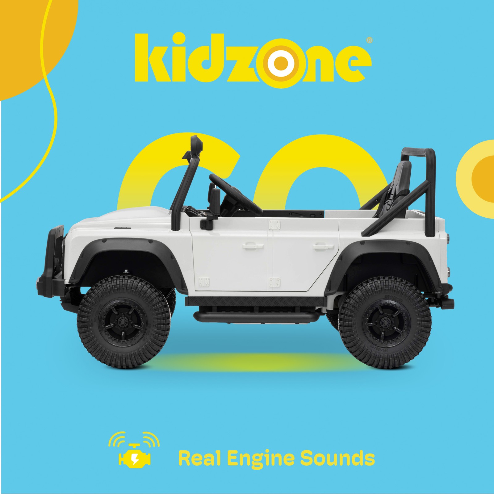 Kidzone 12V Electric Ride On Car SUV Toy w/Remote Control