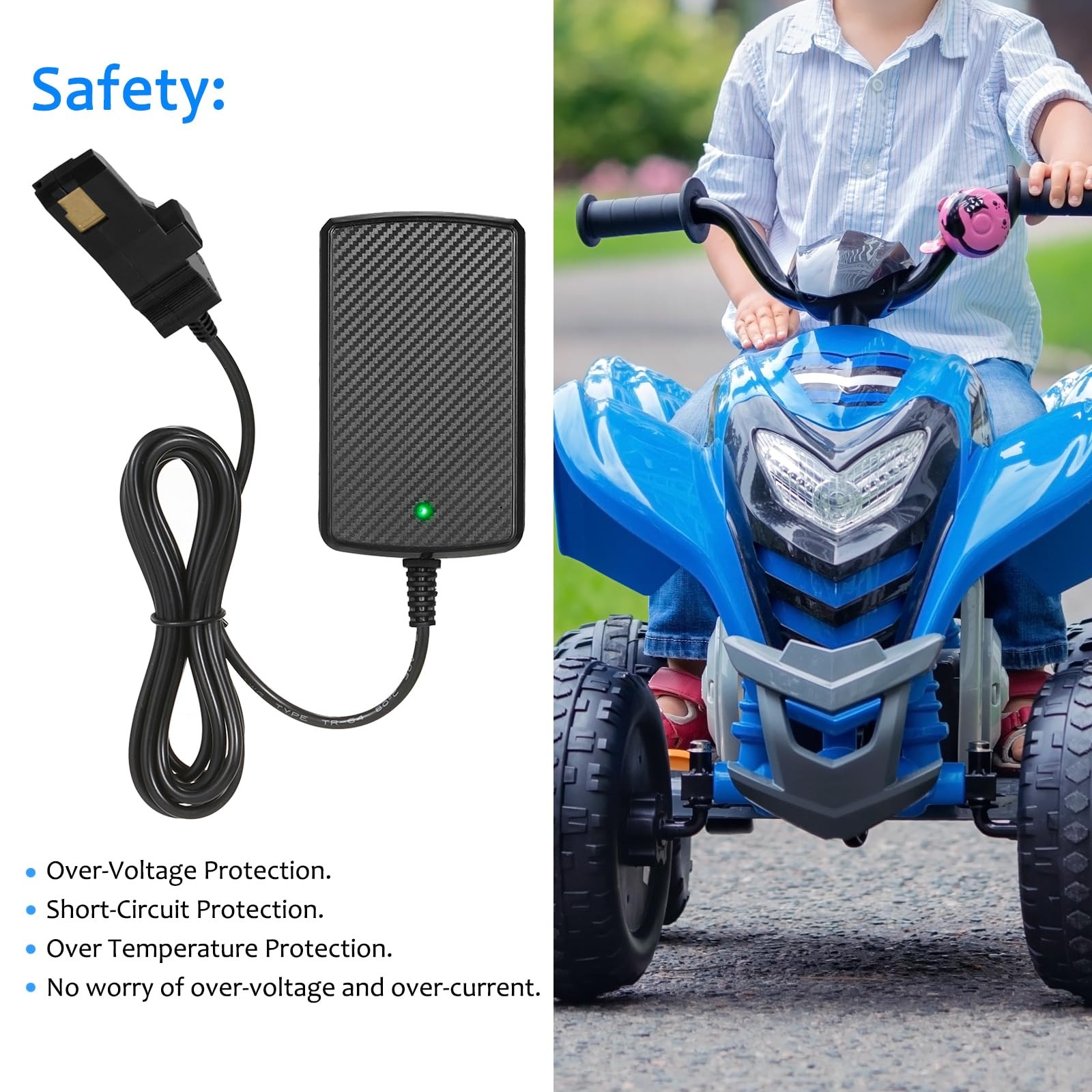 12V Battery Charger Replacement for Power Wheel Battery Charger for All Power…